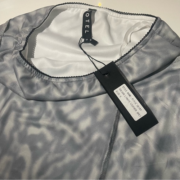 Motel Rocks Pixie Leopard Mesh Skirt —NWT - Picture 4 of 7